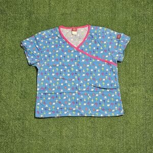 Dickies Blue and Pink Women's Top